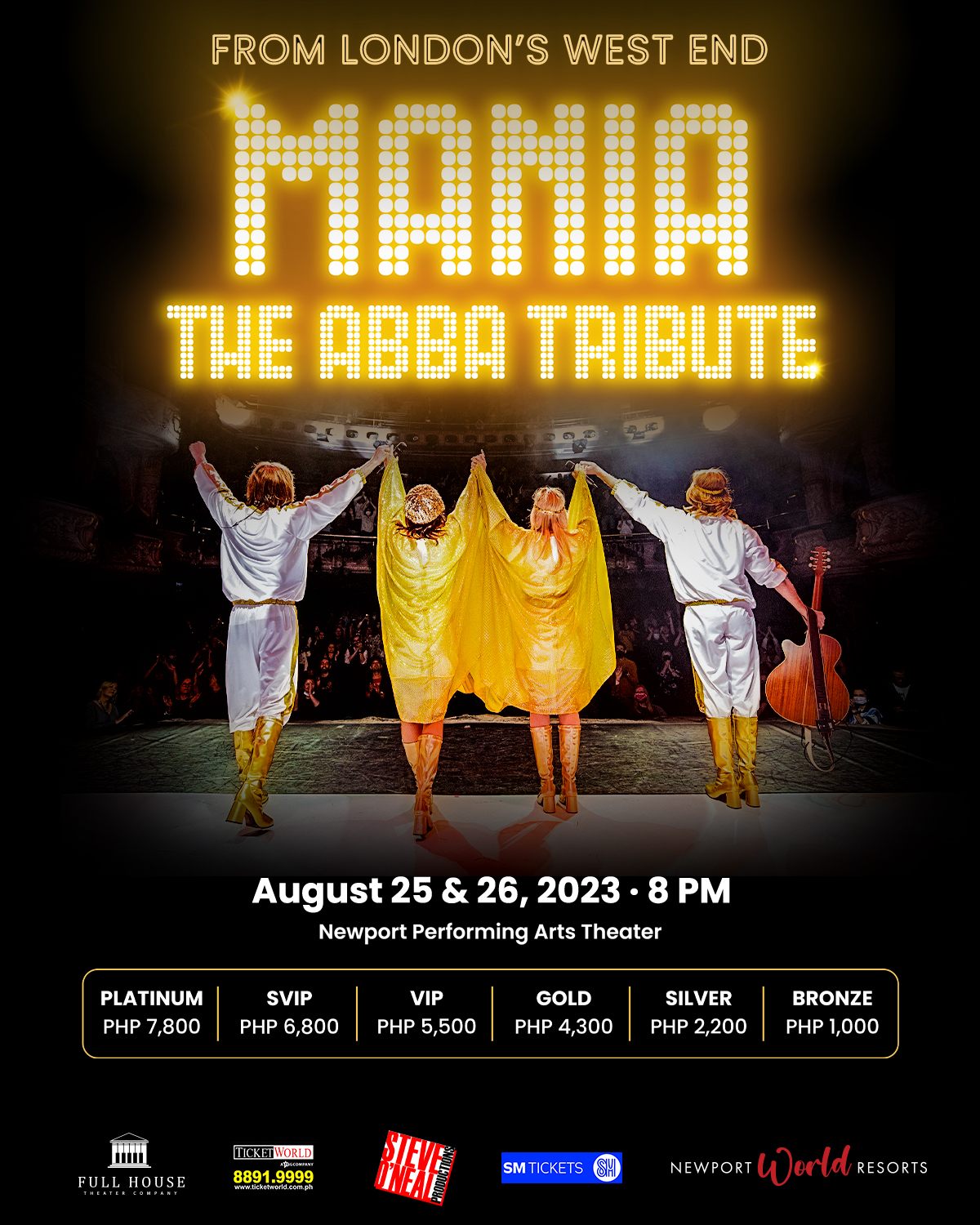 Mania: The ABBA Tribute show poster