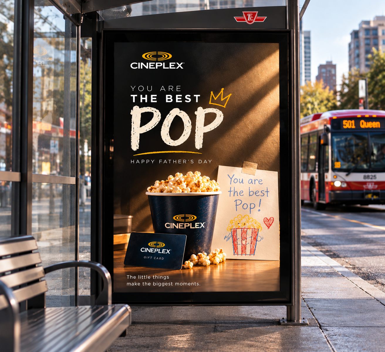 You Are the Best Pop Toronto bus shelter ad