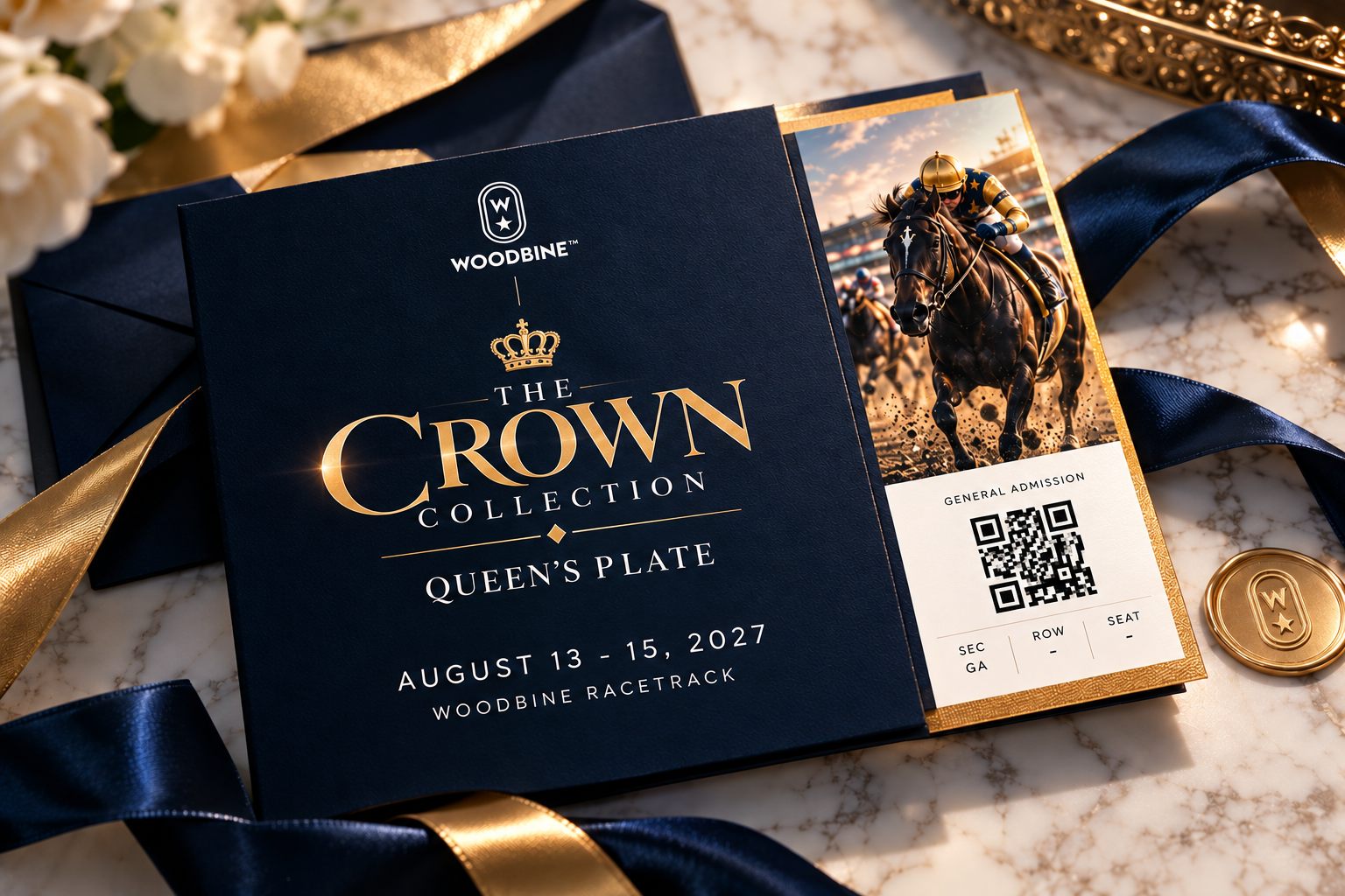 The Crown Collection event invitation set